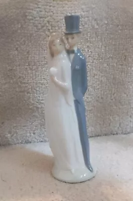 Buy Nao Lladro Bride And Groom Wedding Cake Topper Figurine Couple Vintage Porcelain • 45.66£