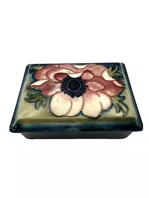 Buy Moorcroft Art Nouveau Pottery Anemone Dresser Box With Lid England • 70.83£