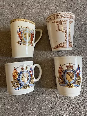 Buy Vintage Queen Elizabeth Ii Coronation 1953 Mugs • 9.99£