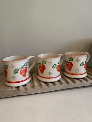 Buy Laura Ashley Summer Fruits Vintage Strawberry Hand Decorated Ceramic  Mugs X 3. • 17£