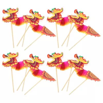 Buy  8 Pcs Dragon Head Props Chinese New Year Photo Booth Backdrop Decorations Child • 11.45£