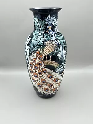 Buy Old Tupton Ware Vase, Stunning Peacock Pattern. • 75£