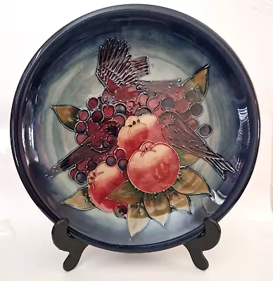 Buy Moorcroft Collector Plate  By William John Moorcroft  Finches  • 200£