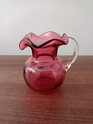 Buy Cranberry Glass Jug • 20£