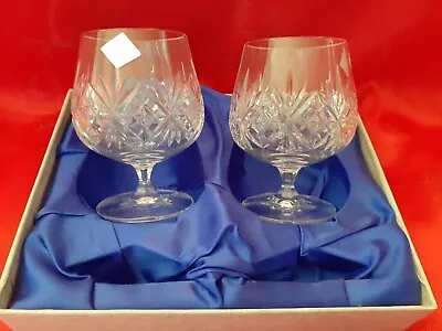 Buy Pair Of Edinburgh Crystal Brandy Glass's • 12.50£