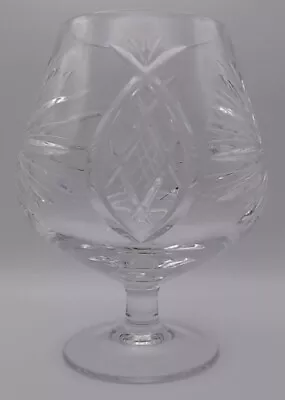 Buy Large Lead Crystal Cut Brandy Balloon Glass 20 Cm Tall 9 Cm Rim 898 G Free P&p • 12.99£