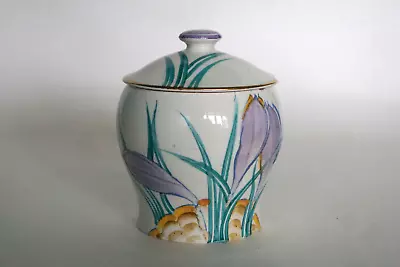 Buy Grays Pottery - CROCUS Preserve Jar & Cover Designed By Susie Cooper - C.1928 • 74.95£