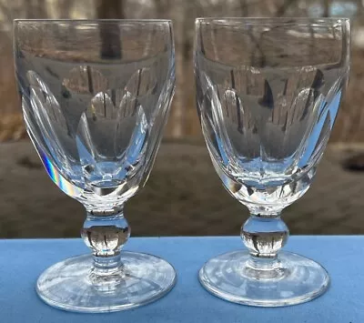 Buy Set Of Two WATERFORD Crystal Kathleen Water Goblets Excellent Condition! • 93.15£