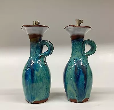 Buy Rupert Blamire Pottery Oil & Vinegar Jugs Hand Thrown Bristol Pottery • 22£