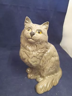 Buy Beswick Grey Cat Ornament Figurine 1867 • 17£