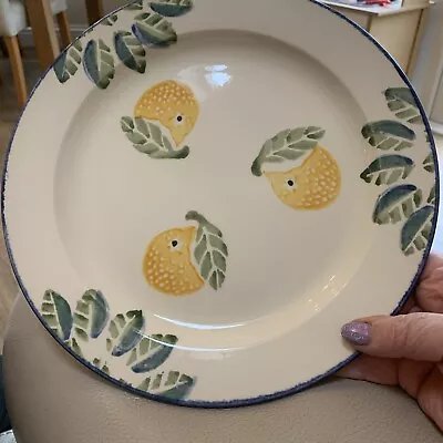 Buy Poole Dorset Fruit  Dinner Plate Orange 10” Approx • 15£