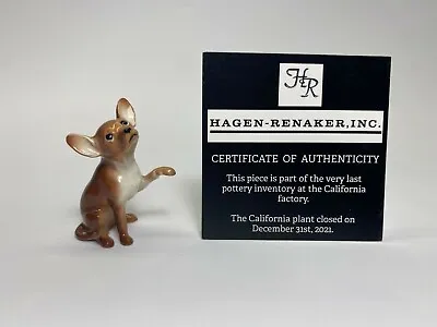 Buy Hagen Renaker #88 1019 NOS Miniatures LG Chihuahua Brown Last Of Factory Stock  • 9.31£