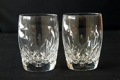 Buy 2 X STUART CRYSTAL GLENGARRY WHISKY GLASSES TUMBLERS 3¼  - EXCELLENT CONDITION • 20£