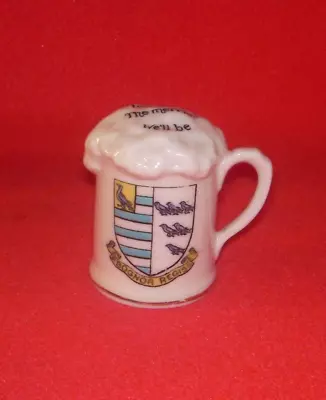 Buy Arcadian Crested China Foaming Tankard Bognor Regis Crest • 4.99£