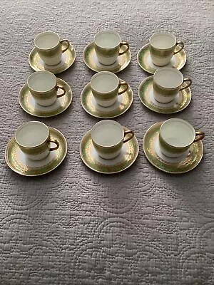 Buy Vintage Cauldon China For T Goode & Lawleys 18 Piece Coffee Cup & Saucer Set • 60£