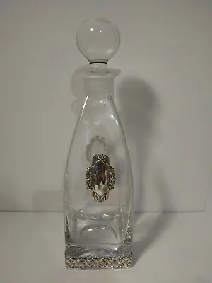 Buy Vintage Italian Crystal Glass Decanter Argento Coppola Bianca W/Original Box NIB • 20.56£