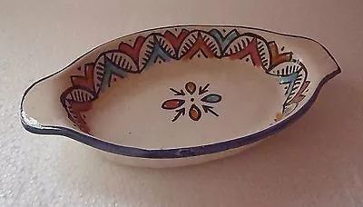 Buy  Hand Painted Ceramic Hors D'oeuvre Dishes * Moroccan Pottery *  • 8.99£