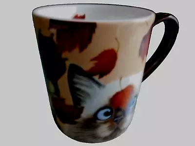 Buy LANG Ceramic Coffee Mug Tea Cup Cat Autumn Leaf Multi-color 14 Oz • 14.90£
