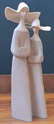 Buy Lladro Figurine Two Nuns 4611 13  Excellent Pre-owned Condition...Made In Spain • 37.23£
