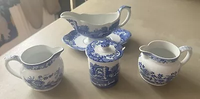 Buy Collection Of Spode Blue Italian Dining Items • 22£