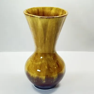 Buy Blue Mountain Pottery Canada Vase Harvest Gold And Brown 9in • 18.59£