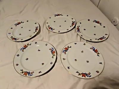 Buy Antique Thomas Bavaria ThO50 Set Of 5 Dinner Plates 1908-1939 • 37.27£