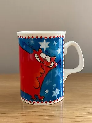 Buy Duchess England 'Funky' Red Cat Mug - Fine Bone China - Excellent Condition • 9.90£