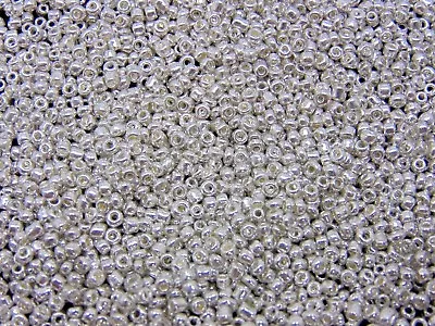 Buy 30g - 2mm - 11/0 Glass Seed Beads Jewellery Beading Craft Ceylon Opaque Lined UK • 2.19£