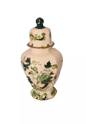 Buy MASONS Ironstone Chartreuse Tokyo Octagonal Lidded Jar Urn 9.5  • 24£