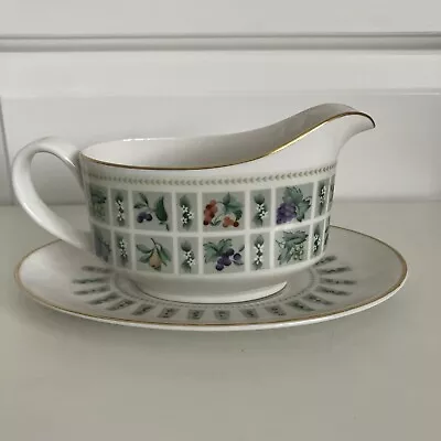 Buy Royal Doulton Tapestry Fine China Gravy Boat & Saucer • 10£