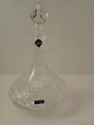Buy Edinburgh Crystal Decanter Clear Glass Scottish Height 28cm Diameter 16cm • 40£