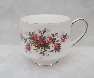 Buy Royal Standard Minuet Tea Cup Bone China Teacup In White And Gold Pink Roses • 17.95£