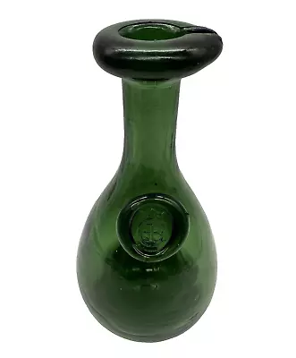 Buy VTG Danish Holmegaard Cherry Elsinore Wine Bottle Green Glass Carafe CE Crown 9  • 30.71£