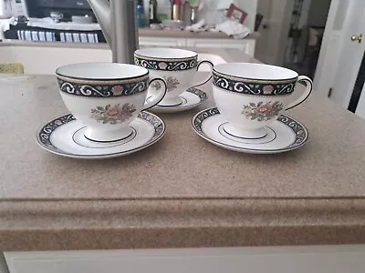 Buy Wedgewood Rummymede Cup And Saucers/Set Of 3 • 135.37£