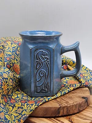 Buy Vintage Studio Pottery Tyn Llan Blue Mug,VGC EB150 • 18£