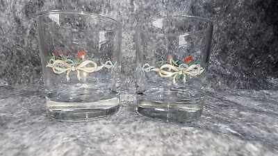 Buy Vintage Eternal Beau Heavy Base Whiskey Tumblers Glasses X 2 Retro Home Bar • 9.99£