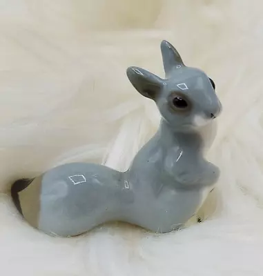 Buy Vintage Lomonosov Ussr Porcelain Curious Mini Grey Squirrel Figurine 2  • 93.18£
