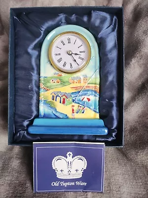 Buy Old Tupton Ware Seaside Mantal Clock,mint In Box • 45£
