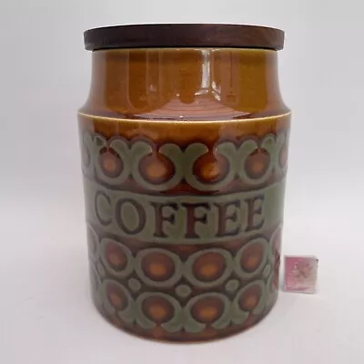 Buy Vintage Hornsea Bronte Medium Coffee Storage Jar 70's Kitchen Retro • 14.99£