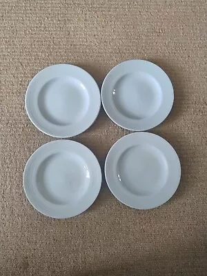 Buy 4x 1940s-50s Woods Ware Iris Blue 5 1/2  Side Plates Salad Plates By Wood & Sons • 5.99£