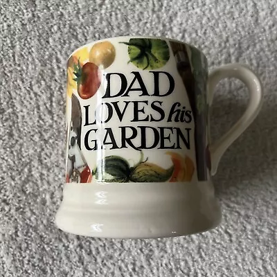Buy New Emma Bridgewater “dad Loves His Garden” Half Pint Mug. • 14.95£