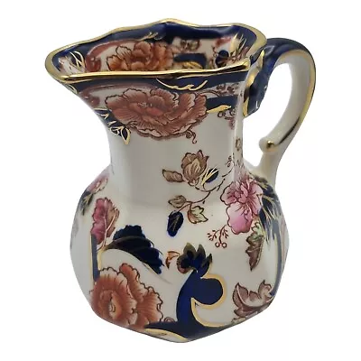 Buy Mason Ironstone Jug Blue Mandalay Vintage Pitcher • 20£