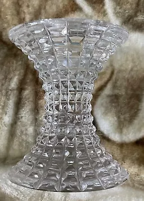 Buy 1 Cut Glass Candle Holder   Approximately 9.5cm High • 7.50£