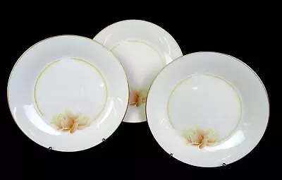 Buy Noritake Japan Porcelain 3 Piece #7271 Devotion 8 1/4  Salad Plates 1983-1992 • 34.92£