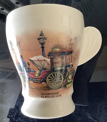 Buy Axe Vale Pottery Devon England Coffee Cup 'la Mancelle' By Bollée 1878 VGC • 4£