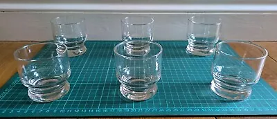 Buy Set Of 6 Mid Century Modern Tumblers, Hand Blown Glass, 1960s, 1970s, VGC • 29.99£