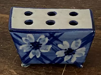 Buy Small Antique-Vintage Delft Ware Pottery Flower Brick • 69.99£
