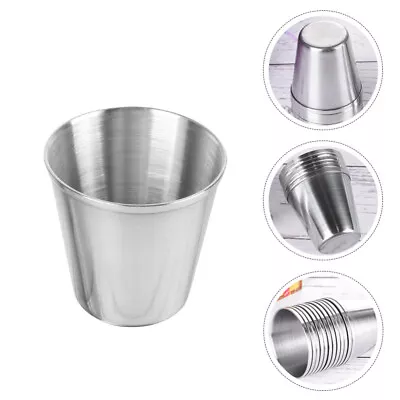 Buy  6 Pcs Drinking Vessels Spirits Cups Whiskey Water Mugs Travel Metal Camping • 7.99£