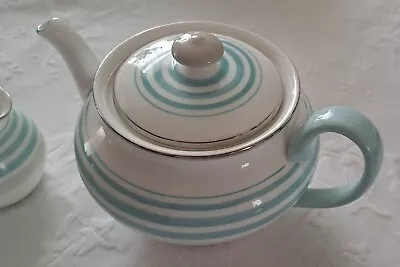 Buy 1950's Minton Teaset For 1 - Teapot Teacup Suger Milk Side Plate Vintage Mintons • 62£