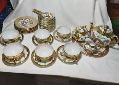 Buy Republic Of China Handpainted Phoenix Dragon Porcelain Dish Set 34pcs Marked • 813.91£